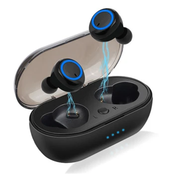 HI-fi V uho Bluetooth Slušalke Zmanjšanje Hrupa Nepremočljiva Dual-uho Stereo Mini Sport Brezžična tehnologija Bluetooth 5.0 Slušalke Za Iphone