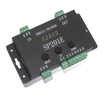 SP201E DMX512 DC5-24V Dekoder Pixel RGB IC SPI Signal Naslovljive 5 Kanalni LED Krmilnik za WS2812B WS2811 LED Trakovi