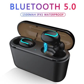 Bluetooth Slušalke TWS Brezžični Blutooth 5.0 Slušalke za Prostoročno uporabo Slušalke Športne Čepkov Gaming Slušalke Telefon PK HBQ
