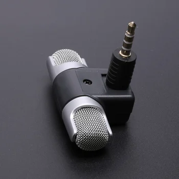 Mini 3.5 Mm Jack Microfoon Stereo Microfoon Voor Opname Mobiele Telefoon Studio Intervju Microfoon 4 Pin Voor Pametni Telefon
