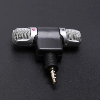 Mini 3.5 Mm Jack Microfoon Stereo Microfoon Voor Opname Mobiele Telefoon Studio Intervju Microfoon 4 Pin Voor Pametni Telefon