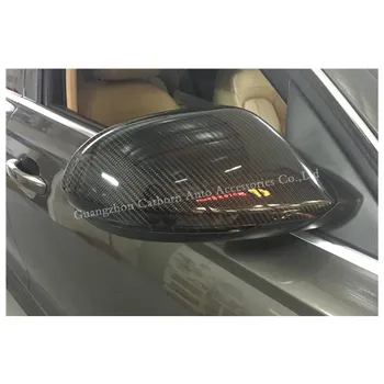 Za Audi A6 S6 RS6 Zamenjava Slog Ogljikovih Vlaken Ogledalo, ki Pokrivajo Telo Stranskih Ogledal s Strani Pomaga