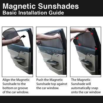 Anti-mreža proti komarjem Za Ford Ecosport Avto Windows Magnetni tkanine Sonce Senci sončnega Varstvo Okno Filmov Očesa Zavese