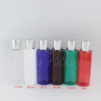 120ML Prazno Stanovanje Ramenski Plastično Steklenico , 120CC Prazno Kozmetični Posodo Šampon / Gel za Prhanje Sub, stekleničenje ( 50 PC/Veliko )