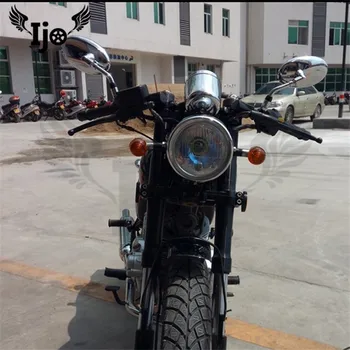Motorno kolo rearview mirror motocikla strani ogledalo retro za kawasaki honda suzuki yamaha Harley Davidson Dirtbike varnostno ogledalo