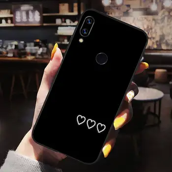 Enostavne Linije Srce Ljubezni, estetika Primeru Telefon Za Xiaomi Redmi opomba 4 4X 8T 9 9 10 K20 K30 cc9 9t max pro lite