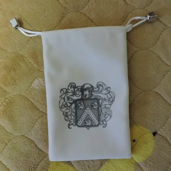 8x11cm po meri natisnjeni logotip žametno vrečko darilo/darilni vrvico pasja torbica za/prilagojeno pakiranje/vrečko 200pcs