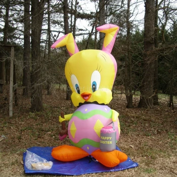 Najbolj Priljubljena Velikan 7 m Napihljivi Velikonočni Chick za veliko Noč Dvorišče Dekoracijo Prodaje