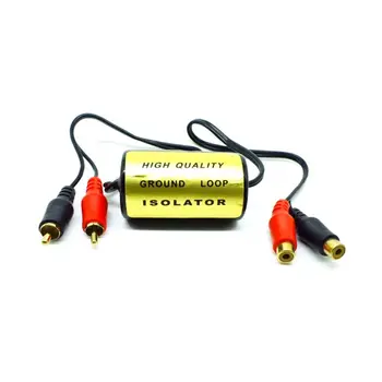 RCA Audio Noise Filter Suppressor Ground Loop Izolator Za Avto In Dom, Stereo
