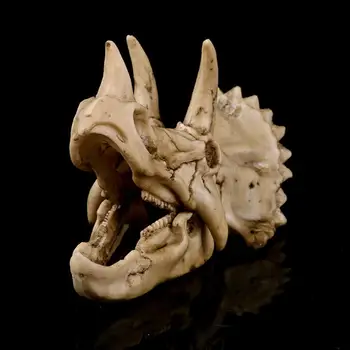 Dinozaver Triceratops Lobanje Smolo Obrti Fosilnih Ogrodje Poučevanja Model Halloween Home Office Dekoracijo