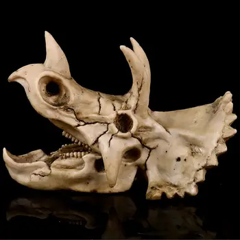 Dinozaver Triceratops Lobanje Smolo Obrti Fosilnih Ogrodje Poučevanja Model Halloween Home Office Dekoracijo
