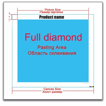 Yi Svetlo Poln Kvadrat Diamond 5D DIY Diamond Slika 