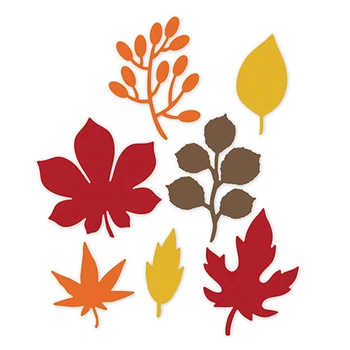 2020 Novo Jeseni Rastlin, Odpadli Listi in Maple Leaf Rezanje Kovin Matrice Za DIY, zaradi Česar Album voščilnico, Scrapbooking Št Znamk