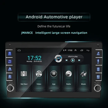1 Din Android 8.1 10 inch Pritisnite Zaslon Avtomobilski Stereo Audio Player, GPS, FM Radio, WIFI, BT USB MP5 Predvajalnik