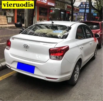 Za Hyundai Accent/Verna 2017 2018 prilepite namestitev Spojler Visoko kakovostne ABS materiala Premaz ali katero koli barvo Zadaj krilo spojler
