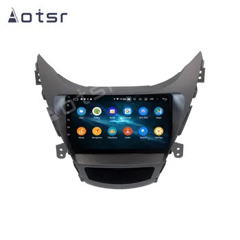 AOTSR Avto gps navigacijska naprava Za Hyundai Elantra 2011-2013 Android 10.0 Sistema Avto GPS Navigacija zaslon na Dotik jedro Octa Avto Radijska igra