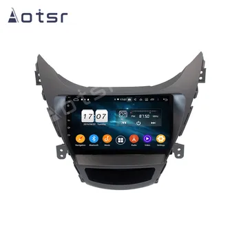 AOTSR Avto gps navigacijska naprava Za Hyundai Elantra 2011-2013 Android 10.0 Sistema Avto GPS Navigacija zaslon na Dotik jedro Octa Avto Radijska igra