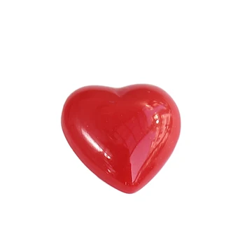 10pcs Diy dodatna Oprema japonski slog Srce Barva Svetlo Rdeče Srce Oblika Smolo Uho Stud Materiala