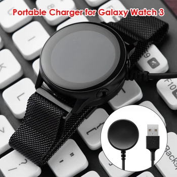 1M športen Bedeti Brezžično Polnjenje Dock Kabel Pametna Zapestnica USB-napajalnik Stojalo Adapter za Samsung Galaxy Watch3 Univerzalni