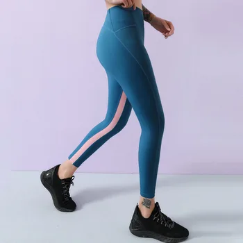 NORMOV Novo Brezhibno Trak Ženske Dokolenke Slim Visoko Wasit Elastična Fitnes Legging Ženski Push Up Vaja Leggins Seksi Ženska