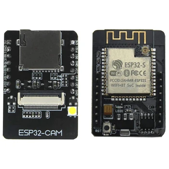 2 Nastavite Esp32-Cam Kamera, Wifi + Bluetooth Modul 4M Psram Dual-Core 32-Bit Cpu Razvoj Odbora Z Ov2640 2Mp Kamera Modul Sup