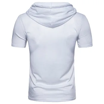 FFXZSJ 2018 visoke kakovosti poletje moda za moške priložnostne preprosto črno in belo obarvana moške velike skp T-shirt kratek rokav