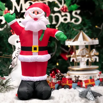 Zrak Napihljiv Božiček Snežaka Na Prostem Airblown Božični Okraski, Slika Otroci Klasično Otroci Igrače Vesel Božič