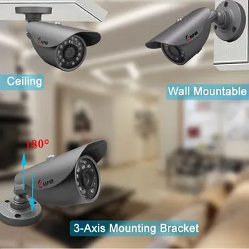 Rejec AHD mini kamera 720P Indoor/Ooutdoor Home Security Kamera Z 24pcs IR Led Nočno Vizijo Dan & Noč Nadzor