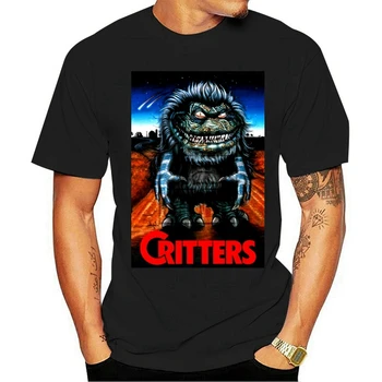 2021 Prosti čas, Moda bombaža T-shirt Critters 1 Filmski Plakat Homme Moških StreetwearGym Kralj Črni In Beli Xxxxl