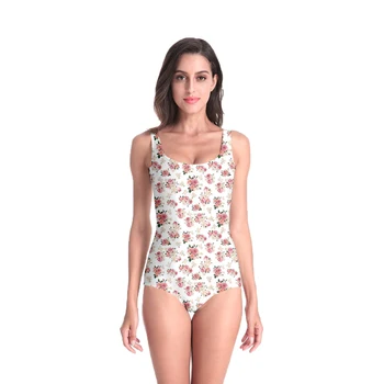 3D Tiskanje Poletnih ženskih oblačil Kopalke visoke kakovosti Beach Slog geometrijske Bodysuits Bohemian Retro Cvetlični Dropshipping-29