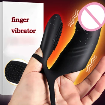 Silikonski Prst Vibrator Za Klitoris Stimulator G Spot Masaža Vibratorji Za Ženske Klitoris Vibrator 10 Frekvenca Vibracij Seks Igrače