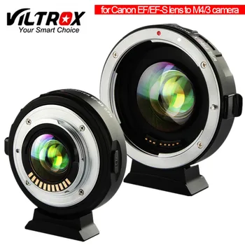 Viltrox EF-M2 Focal Reducer Booster Adapter Auto-focus 0.71x for Canon EF mount lens to M43 camera GH5 GH4 GF7GK GX7 E-M5 II M10