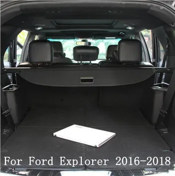 Avto Zadaj Prtljažnik Security Shield Tovora Zaslon Ščit odtenek Kritje Za Ford Explorer 2016 2017 2018 2019(Črni, bež)