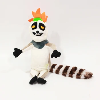 Novo 6 Stilov, Madagaskar Plišastih Igrač 20-35 cm Mehko Polnjene Živali, Lutke Hippo Žirafa Pingvin Lev, Zebra Lemurs Slika Darilo Za Otroke