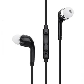 1m Žične Slušalke za V Uho Kompakten Ergonomska Oblika 3,5 mm S4 Za Samsung Slušalka Galaxy Črno/ Bela Nadzor T2B0