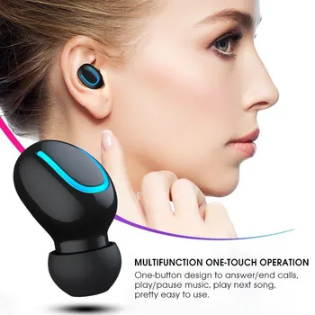 Za Apple iPhone 11 Pro Max X XS XR 8 7 6 6s Plus Dvojčka Bluetooth Slušalke Brezžične Slušalke Slušalka s Polnjenjem Polje in Mic