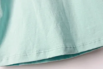 2021 Novo Unini-yun Pižamo Mama in Hči Obleko Družino Ujemanje Oblačila Homewear Baby Dekleta Risanka Sleepwear Poletne Obleke