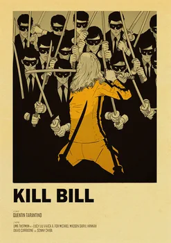 35 Vrste Klasične filmske Plakate Film Podrobnosti Dirty Dancing Zunanji Banke Kill Bill Retro Plakat Soba Stenski Dekor