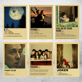 35 Vrste Klasične filmske Plakate Film Podrobnosti Dirty Dancing Zunanji Banke Kill Bill Retro Plakat Soba Stenski Dekor