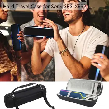 Krog Shockproof Trda Zaščitna EVA Primeru Polje za Sony SRS-XB32 Extra Bass Prenosni Bluetooth Zvočnik X6HB
