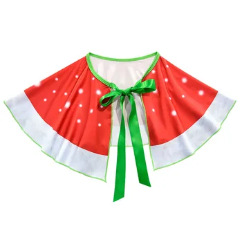 Vroča Dekleta Božič Cosplay Obleko Santa Claus Tiskanja Princesa Obleke Plašč, Klobuk Vrečko Obleke Otroci Vestido Božični Party Obleke