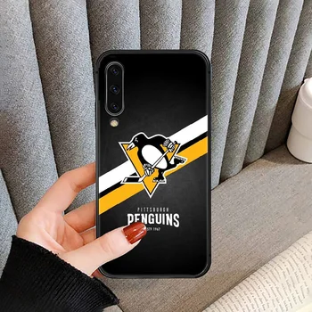 Hokej na ledu v Pittsburghu pingvin primeru Telefon za SamSung Galaxy M 5 8 10 20 30 31 40 50 51 70 71 80 s e črna črna odbijača tpu