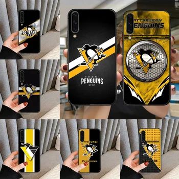 Hokej na ledu v Pittsburghu pingvin primeru Telefon za SamSung Galaxy M 5 8 10 20 30 31 40 50 51 70 71 80 s e črna črna odbijača tpu