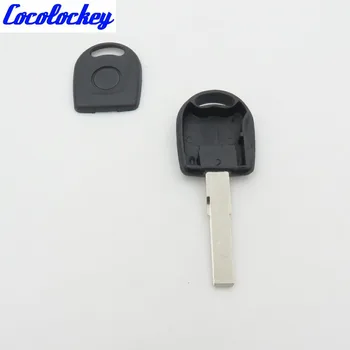 Cocolockey 5pcs/Veliko Avto Ključ Prazno Lupino Primeru Kritje za VW Passat Transponder Tipko Lupini Dvojni Stranski