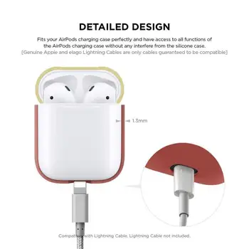 Slušalke Dvojno Skp Silikonski Pokrovček Za Apple Airpods Prah Drop-dokazilo Šport Zaščito Lupine Lahki Prenosni Silikonski Pokrov