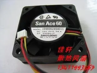 Kakovostno Originalno Sanyo 6 CM Hladilni ventilator 6025 24V 0.08 A 109R0624S4D11Quiet ventilator Hladilni Ventilator