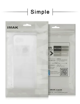 Za Sony Xperia 1 II Primeru IMAK 1.3 mm Gostila Vrsto UX-5 Shockproof Mehko TPU Hrbtni Pokrovček Primeru za Sony Xperia 1 II
