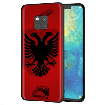 YIMAOC Albanija Albanci Zastavo Silikonsko Ohišje za Huawei Mate 10 P8 P9 P10 P20 Lite Pro P Y7 Y9 Smart Mini 2017 2018