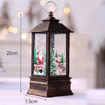 LED Sveča Lučka Kmečko Božični Okraski, Luč Baterija Upravlja Božič namizni luč Sezonske Dekoracije