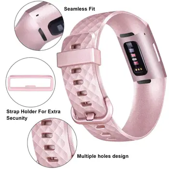 Silikonski trak za Fitbit Polnjenje 4 band Zamenjava watchband Charge4 SmartWatch Šport mehko Zapestnica Fitbit Polnjenje 3 SE band